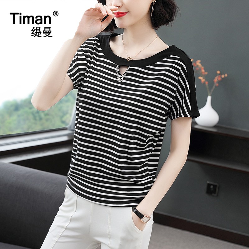 [Mã FACBGO245 giảm 10K đơn bất kì] Áo Thun Cotton Tay Lững Thời Trang Cho Nữ Trung Niên