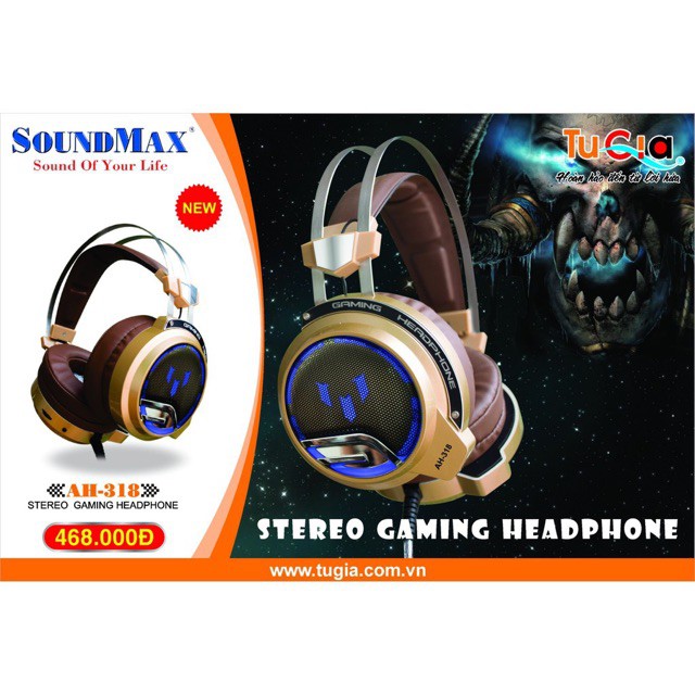 Tai Nghe Chụp Tai SoundMax AH-318 Chính Hãng