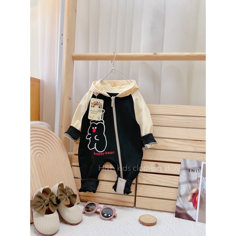 Body kéo khoá cho bé trai và bé gái 5-13kg