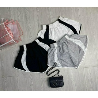 Quần short đùi phối sọc chất thun cotton đẹp
