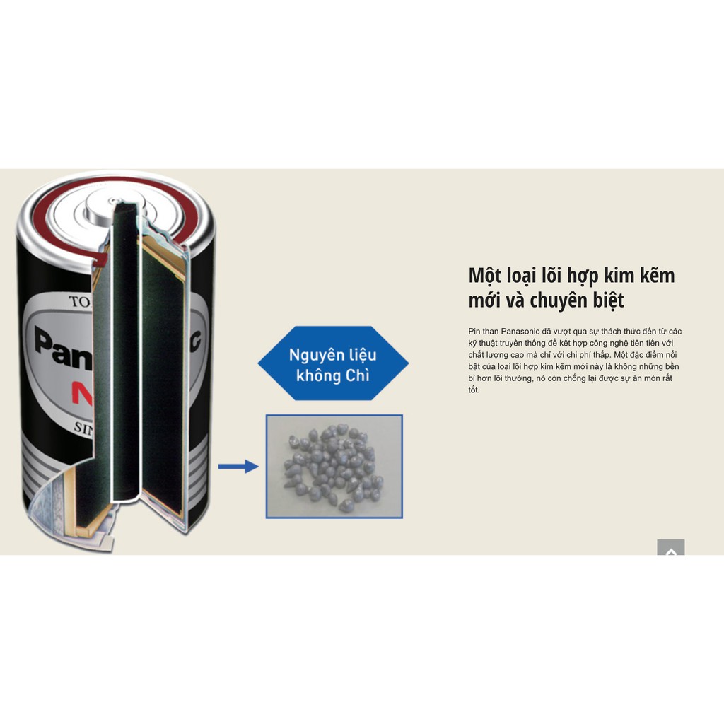 Pin đũa đen AAA NEO Panasonic R03NT/2S