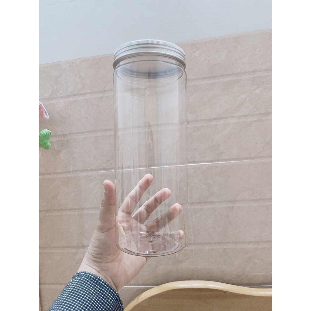 Hủ nhựa pet nắp nhôm 1500ml đựng thực phẩm | BigBuy360 - bigbuy360.vn