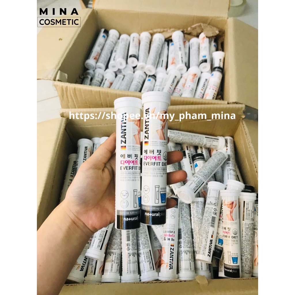 Viên Sủi Giảm Cân ZANVITA - Viên Sủi Nội Địa Hàn Hỗ Trợ Cơ Thể Không Ăn Kiêng Không Mệt Mỏi