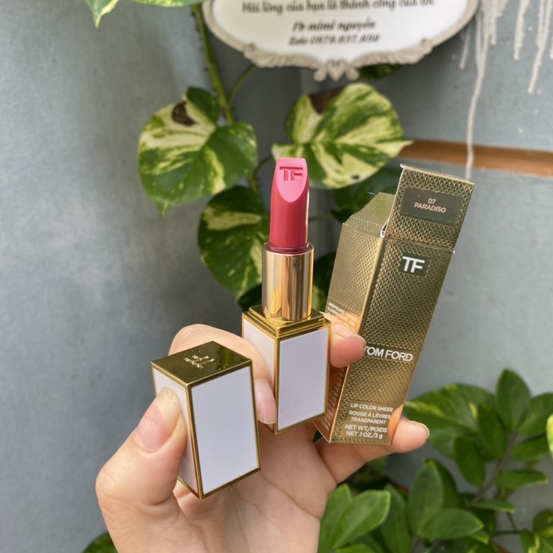 Son Tom Ford vỏ trắng đủ màu 07,03,04,05,06 AUTH