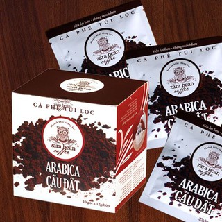 Combo cà phê túi lọc Arabica Cầu Đất ( 3 hộp x 120g)