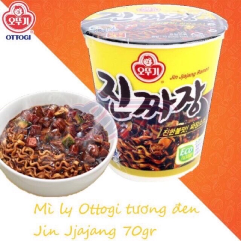 Mì ly sốt tương đen ottogi 70g | BigBuy360 - bigbuy360.vn