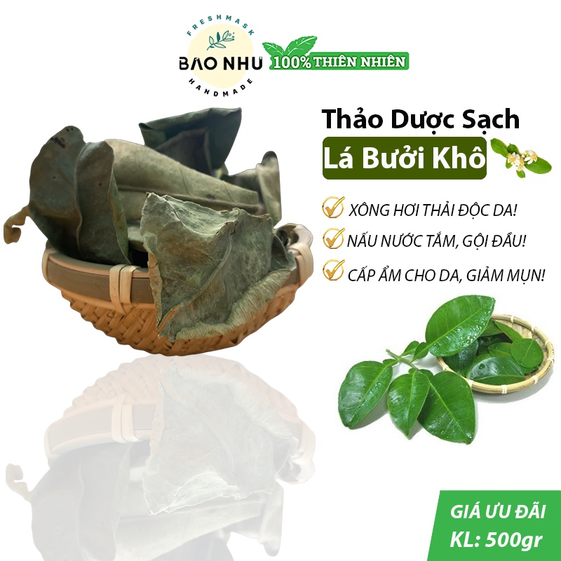 Lá Bưởi vườn sấy khô không thuốc