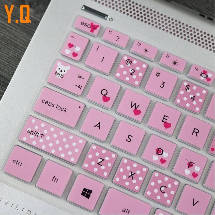 Ốp Lưng Kèm Bàn Phím Silicone Cho Laptop 15.6 Inch HP Pavilion Series Notebook Skin 15-cc707TX BF