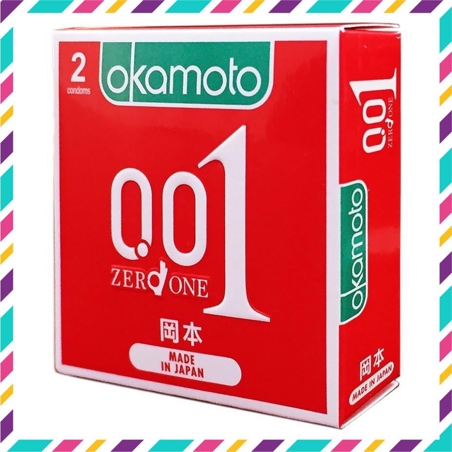 Bao Cao su Siêu mỏng Vượt Trội Okamoto 0.01 Nhật Bản /đôn dên