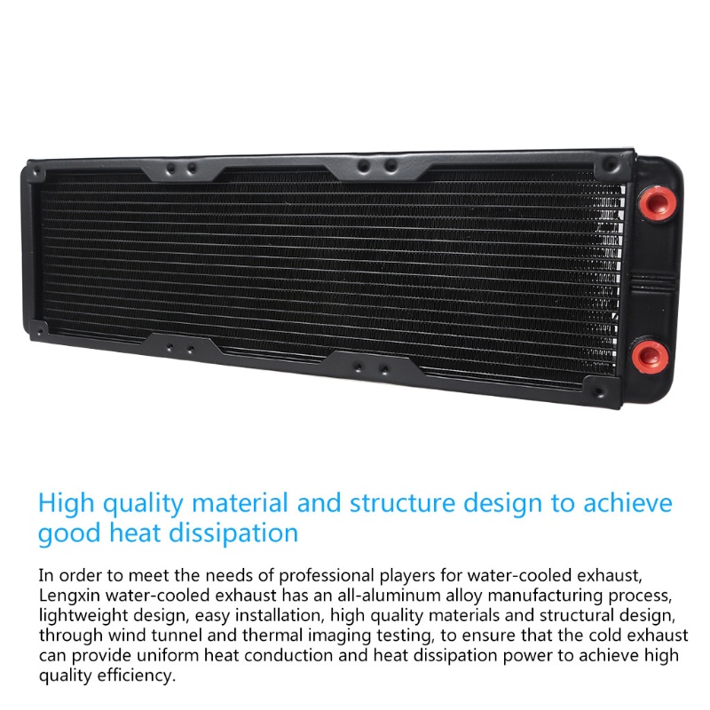 Hệ Thống Làm Mát Bằng Nhôm 18 Vòng 360mm 1 Cho Hệ Thống Làm Mát Máy Tính