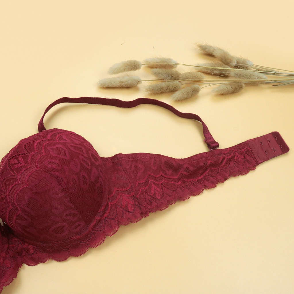 Áo Ngực Có Gọng Bra Nữ Ren Luperi Mút Đệm Mềm Nâng Ngực Nhẹ Nhàng Bản 2 Móc trẻ trung LUAL-LV88 | BigBuy360 - bigbuy360.vn