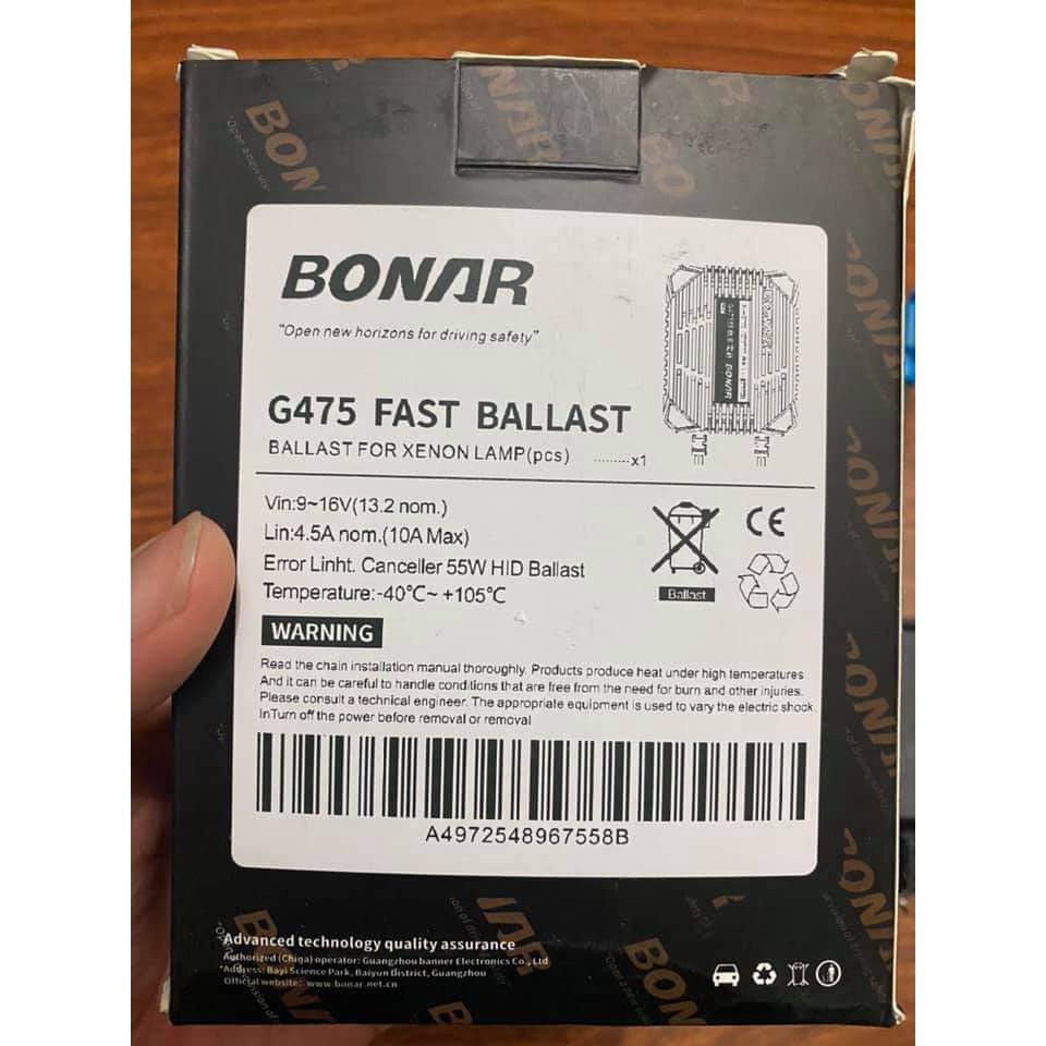 [Mã LIFEAUMAY giảm 10% tối đa 30k đơn 150k] Ballast BONAR 55W Kích sáng cho bóng đèn XENNON