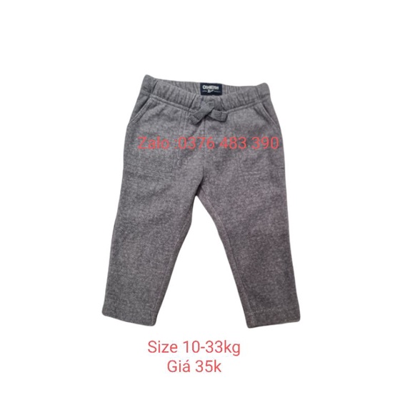 Quần bé trai xuất dư ( Size 2y, 3y, 4y )