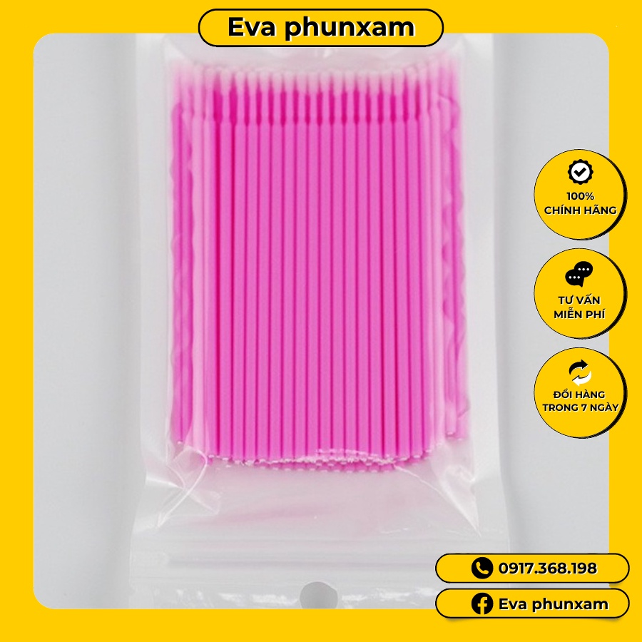 Tăm bông phun xăm (hộp 100c)