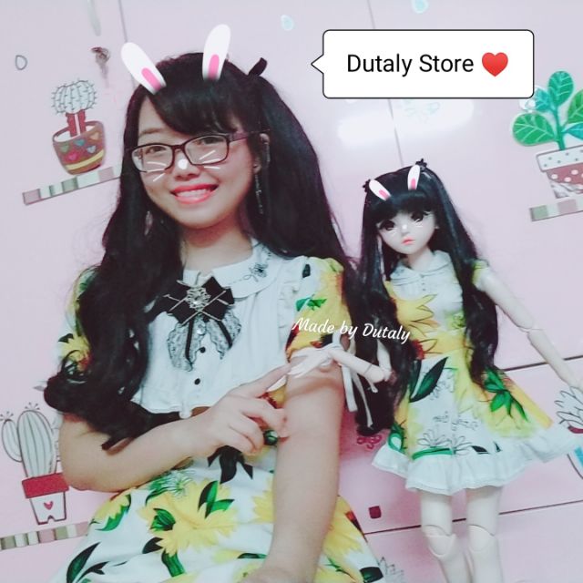 Váy hoa cho doll 1/3 🌻 (hàng đặt may, k có sẵn)