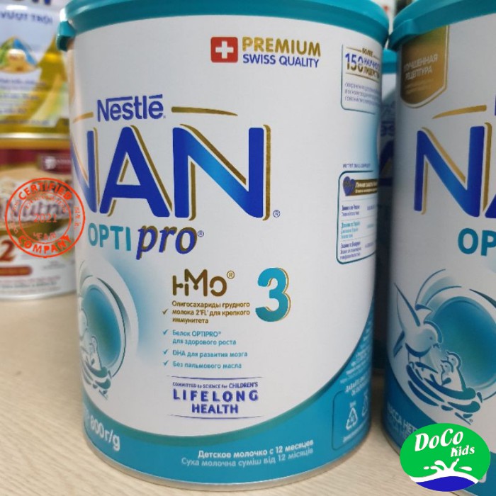 Sữa Nan Nga HMO mẫu mới Đủ Số 1-2-3-4 , 800g , Sữa mát cho bé yêu phát triển toàn diện.