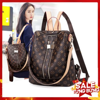 Balo Nữ 💖𝐅𝐑𝐄𝐄 𝐒𝐇𝐈𝐏💖 Balo Nữ Đeo Vai Thời Trang Chống Nước Chất Da Đẹp (BLN-32)