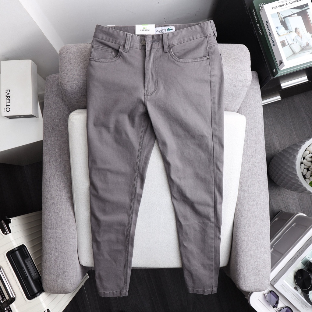 Quần Kaki Dài Giả Jean, thớ vải như jean mộc Co Giãn , Form Suông Không Ôm Trẻ Trung, BigSize 100kg - 3bros.khoxuatkhau