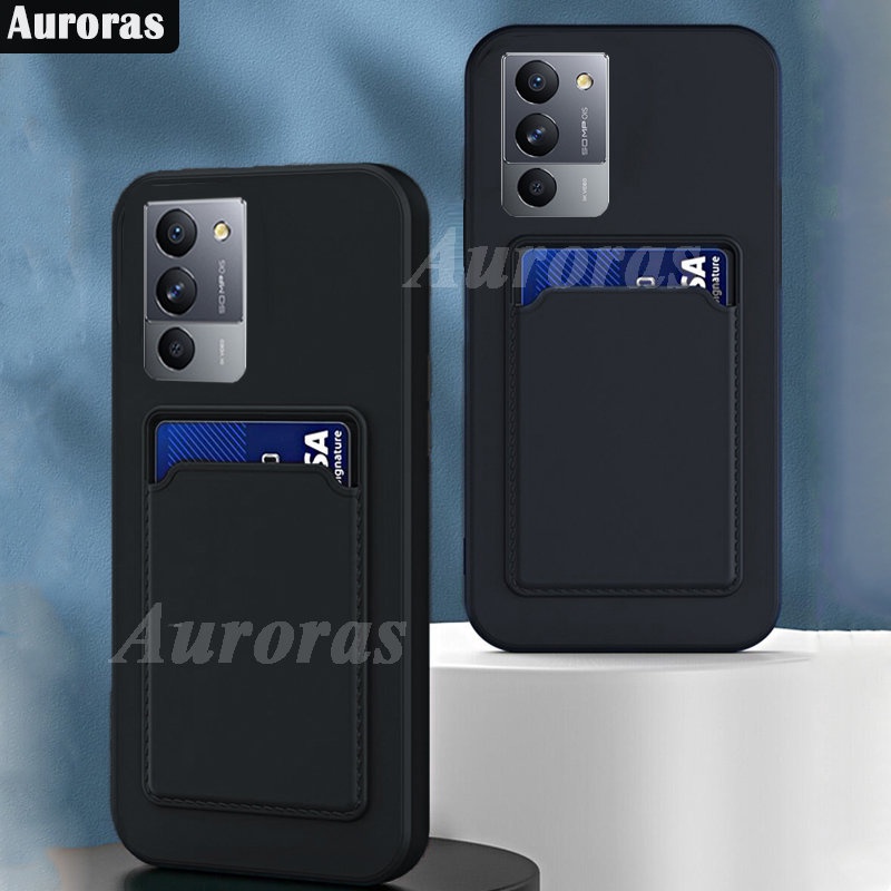 Ốp Điện Thoại Silica Gel Có Ngăn Đựng Thẻ Cho Lenovo Legion Phone Y70 Y70