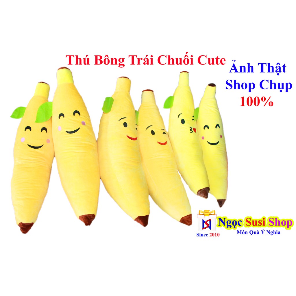 Gấu Bông GỐI ÔM TRÁI CHUỐI CUTE  Size Lớn 1m - Bán Lẻ Giá Sỉ