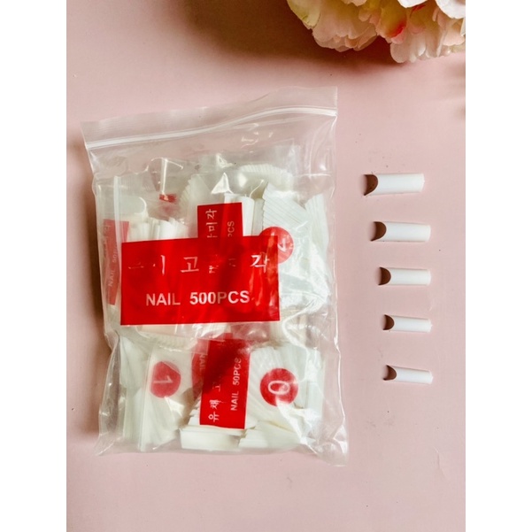 500 Móng nối hình vuông chính hãng đủ size 2 kiểu dáng-nhựa siêu dẽo