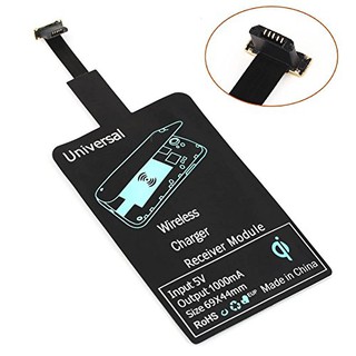 Miếng dán sạc không dây receiver iPhone/ Android - Tặng cáp iphone/ android, dây quấn sạc, que chọc sim (Số lượng có hạn