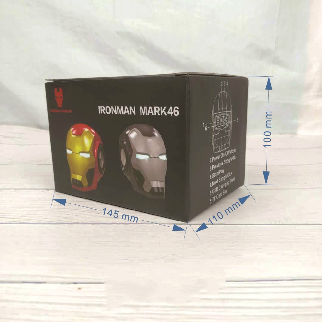 Loa Bluetooth Không Dây Hình Iron Man