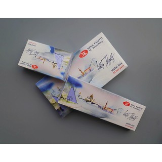 Màu nước WHITE NIGHT METAL BOX- Hộp sắt - Vẽ màu nước