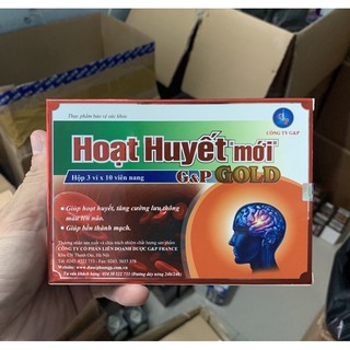 HOẠT HUYẾT G&P gold lưu thông máu não, rối loạn tiền đình GP