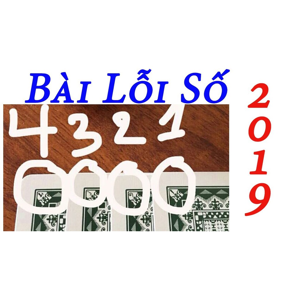 10 bộ Bài lỗi số  double k 2001 loại 1