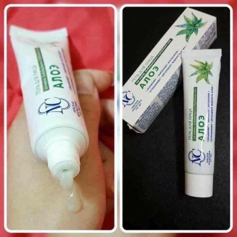 Gel Giảm mụn chiết xuất lô hội của Nga Giảm mụn đầu đen, mụn cám và làm mềm da