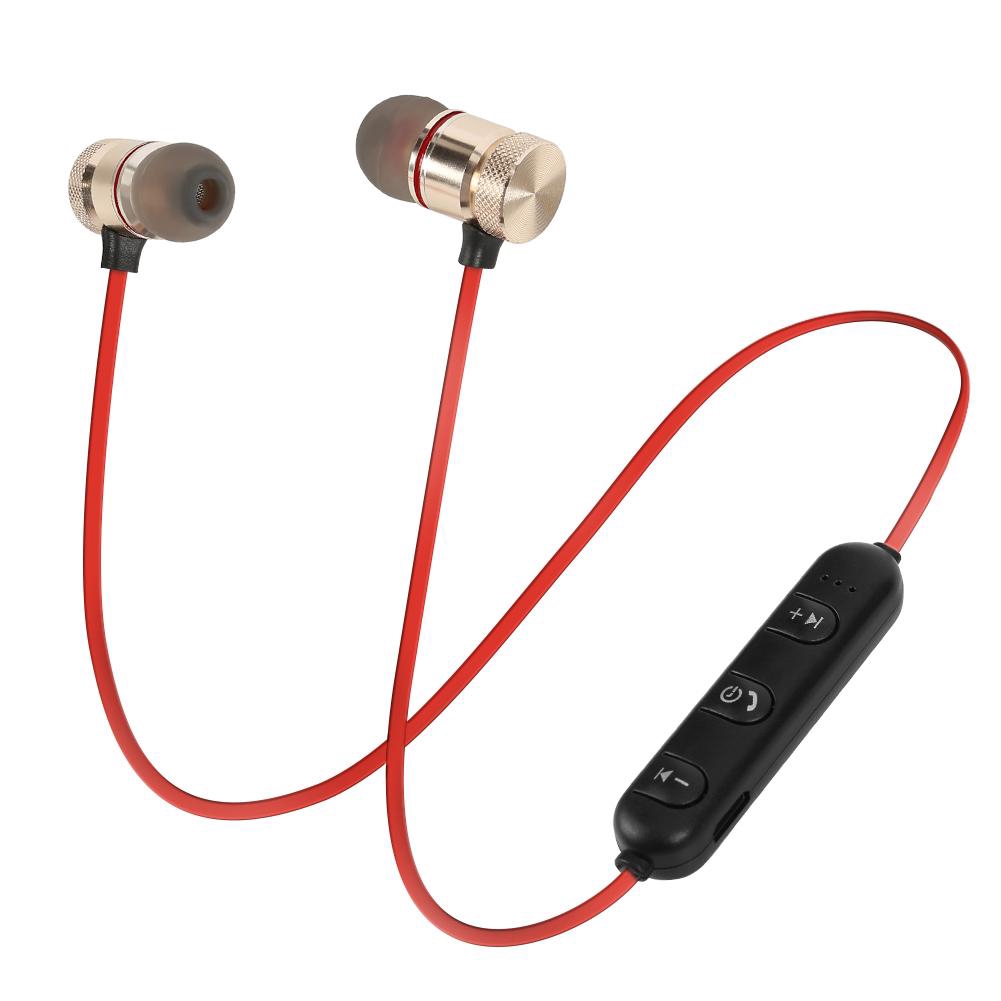 M5 Wireless Bluetooth Earphones Magnetic Attraction Handsfree Headset w/Mic