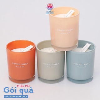 Nến thơm thiên nhiên kẻ du hành không khói, thư giãn, an toàn - Relax at home