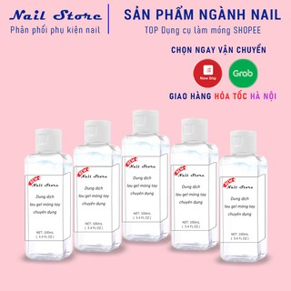 Nước tẩy sơn móng tay aceton loại 1 - Nước lau gel chai xịt dung dịch axeton 100ml