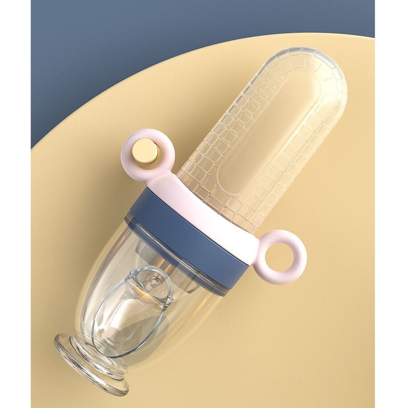 Muỗng Ăn Dặm Bằng Silicone Mềm Kèm Muỗng Tiện Lợi Dành Cho Trẻ Sơ Sinh Mì Cho Ăn bình sữa cho bé sơ sinh