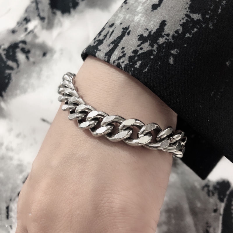 Vòng tay dây xích phong cách Hàn Quốc cổ điển cá tính cho nam