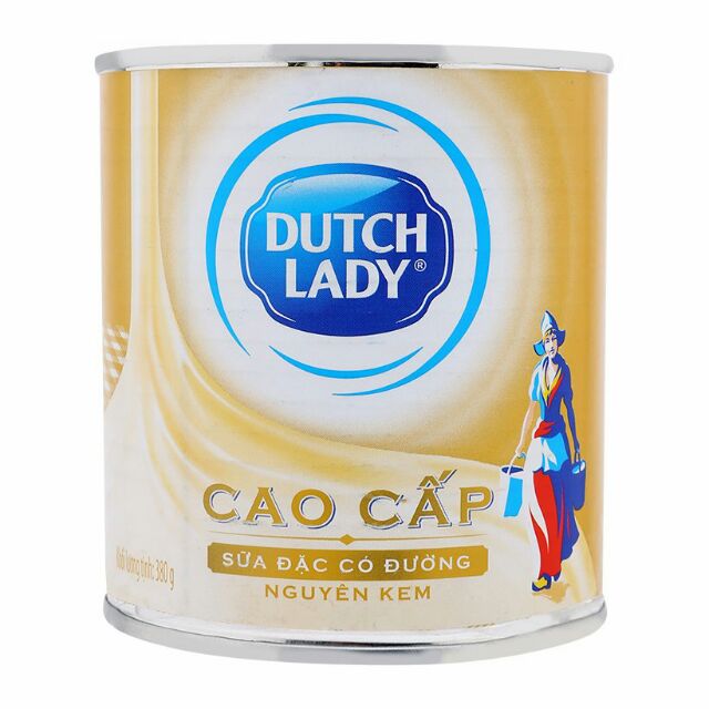 GIÁ TỐT:Sữa đặc Cô gái Hà Lan nhãn vàng 380gr