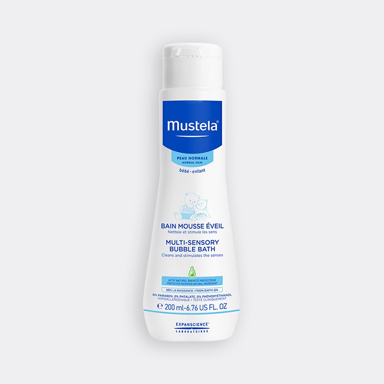 Sữa Tắm Gội Cho Trẻ Sơ Sinh & Em Bé Da Thường Mustela 200ml