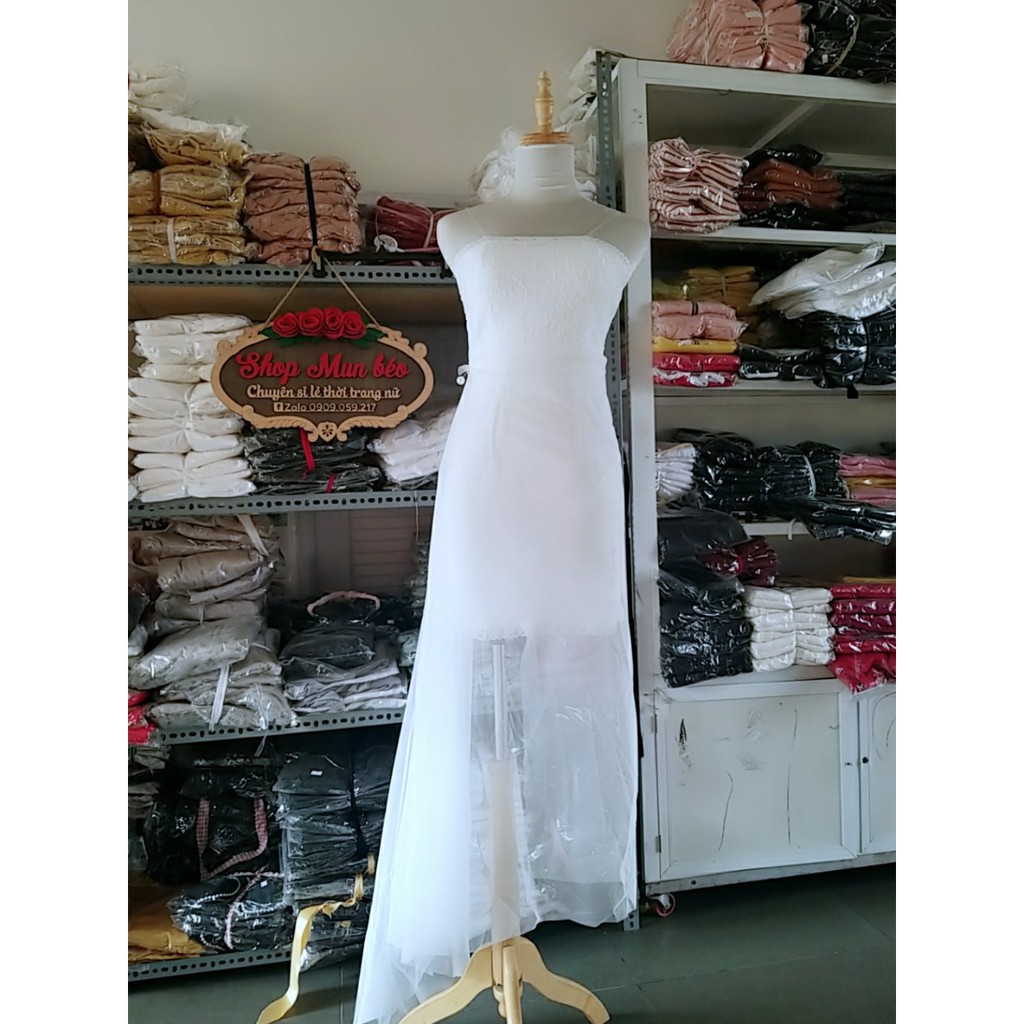 [VIDEO+HÌNH THẬT] Đầm Wedding Dress Kèm Châm Áo Chất liệu Ren phối lưới Cực Đẹp | BigBuy360 - bigbuy360.vn