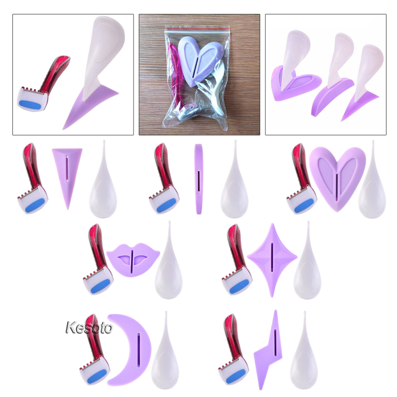 Bộ khuôn tạo hình và dao cạo tỉa lông vùng bikini tiện lợi dành cho phái nữ | BigBuy360 - bigbuy360.vn