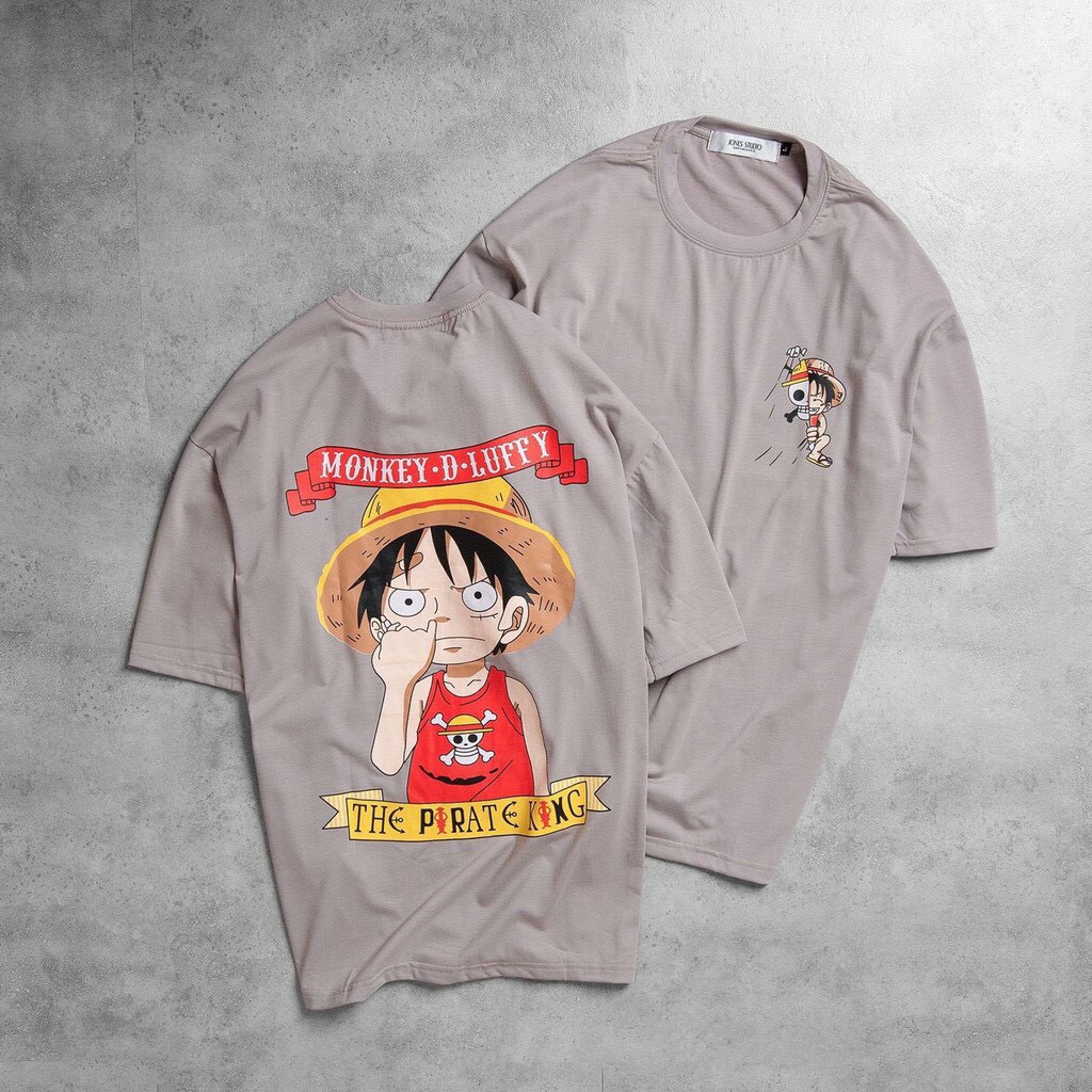 [ẢNH THẬT] Áo thun tay lỡ in hình 2Seven GTTL28 luffy