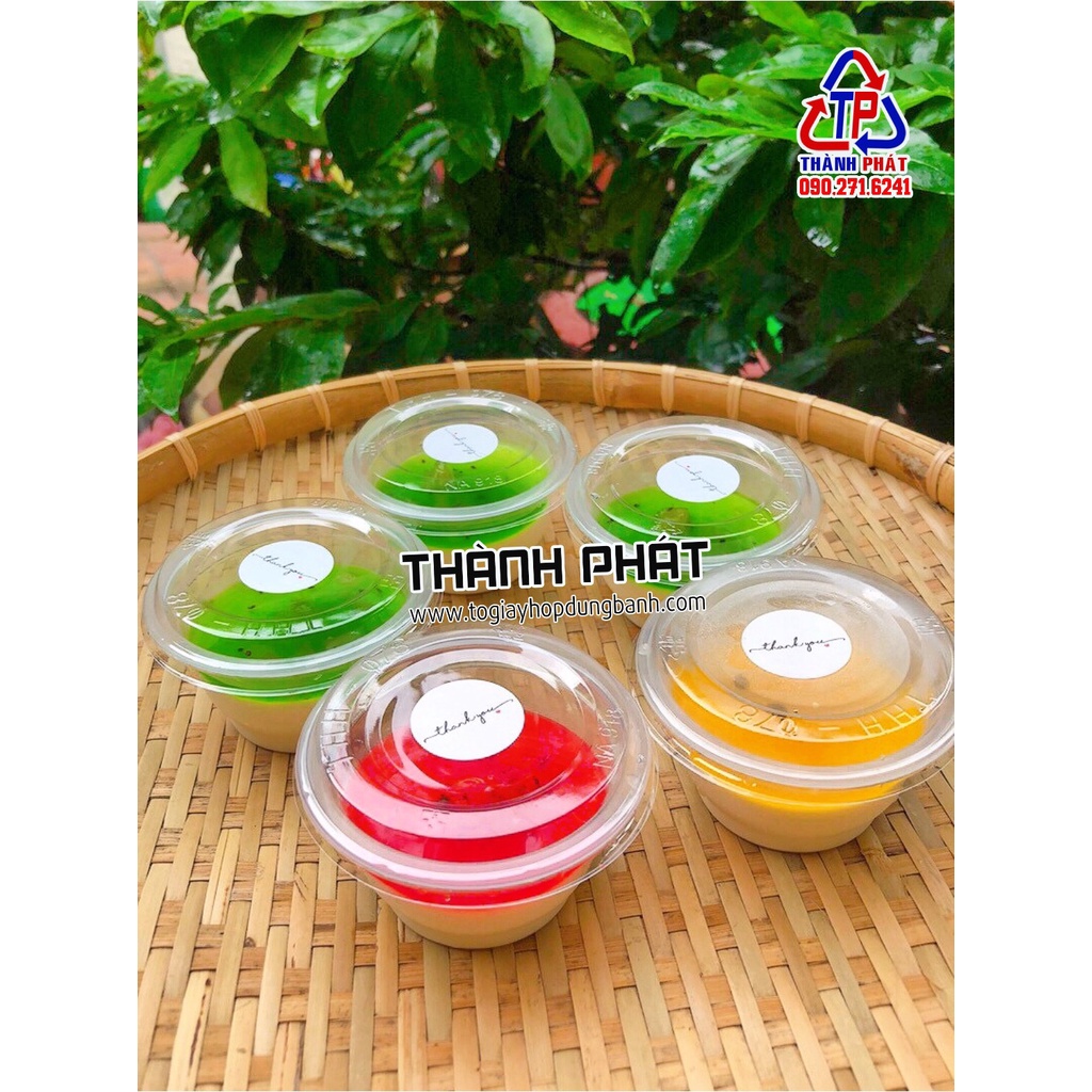 100 Ly rau câu - pudding - panna cotta 100ml chịu nhiệt