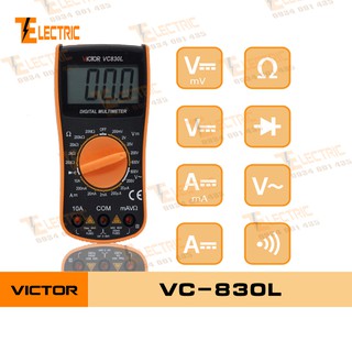 Victor vc - 830l đồng hồ đo điện vạn năng điện tử victor vc830l