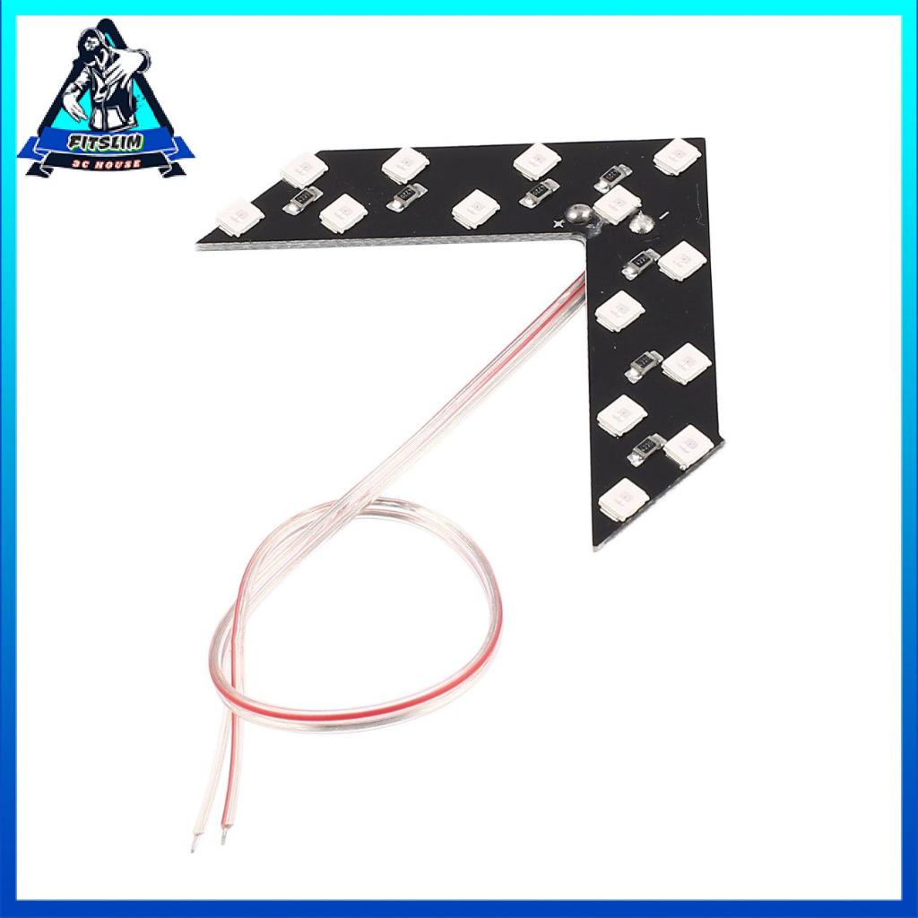 1 Đèn Xi Nhan Hình Mũi Tên 14 Bóng Led 3528smd Gắn Gương Chiếu Hậu Xe Hơi