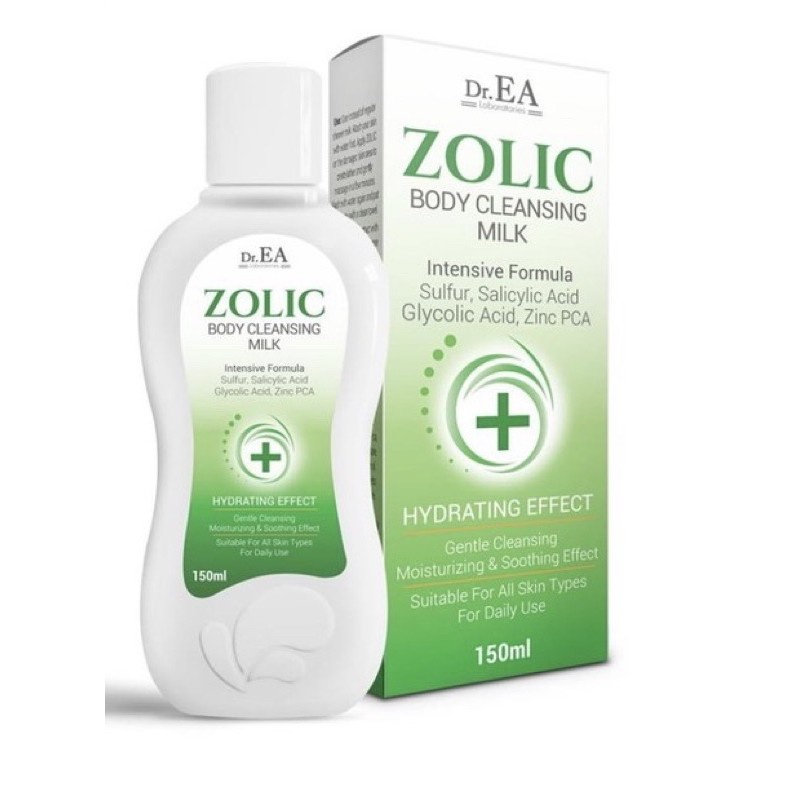 Sữa Tắm Zolic - Dr.AE Zolic Body Cleansing Milk - Giảm Mụn 150ml [Chính hãng]