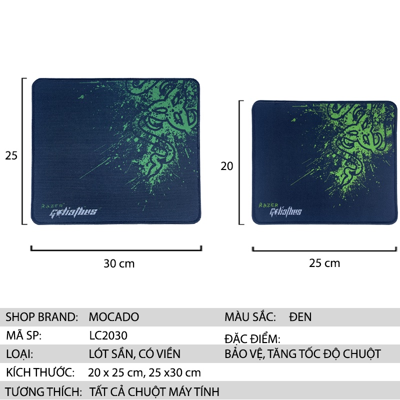 Lót chuột cỡ lớn anime máy tính gaming phím tắt cute dễ thương MOCACDO LC2030