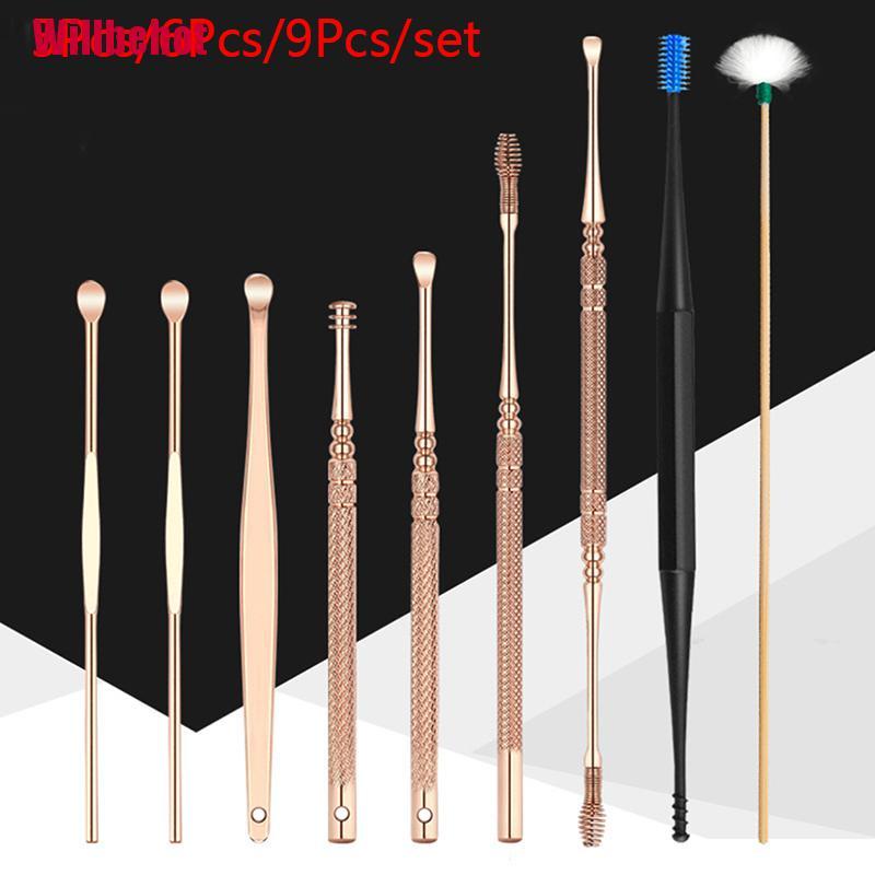 Bộ Dụng Cụ Lấy Ráy Tai Xoắn Ốc Tiện Lợi 5 / 6 / 9