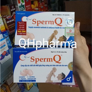 Viên uống SPERMQ cung cấp dưỡng chất giúp tăng cường sức khỏe nam giới