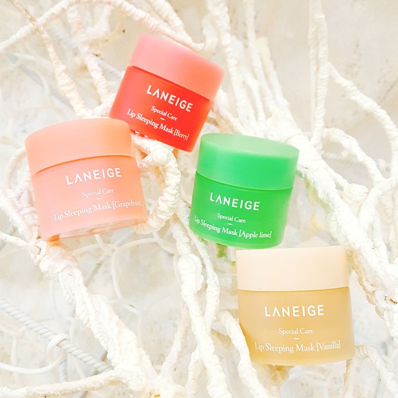 SET MẶT NẠ NGỦ MÔI LANEIGE LIP SLEEPING MASK MINI KIT 8GR