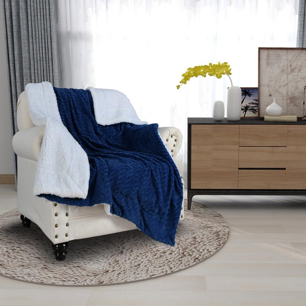 Chăn Giữ Ấm Hai Lớp Mềm Mại Cho Ghế Sofa